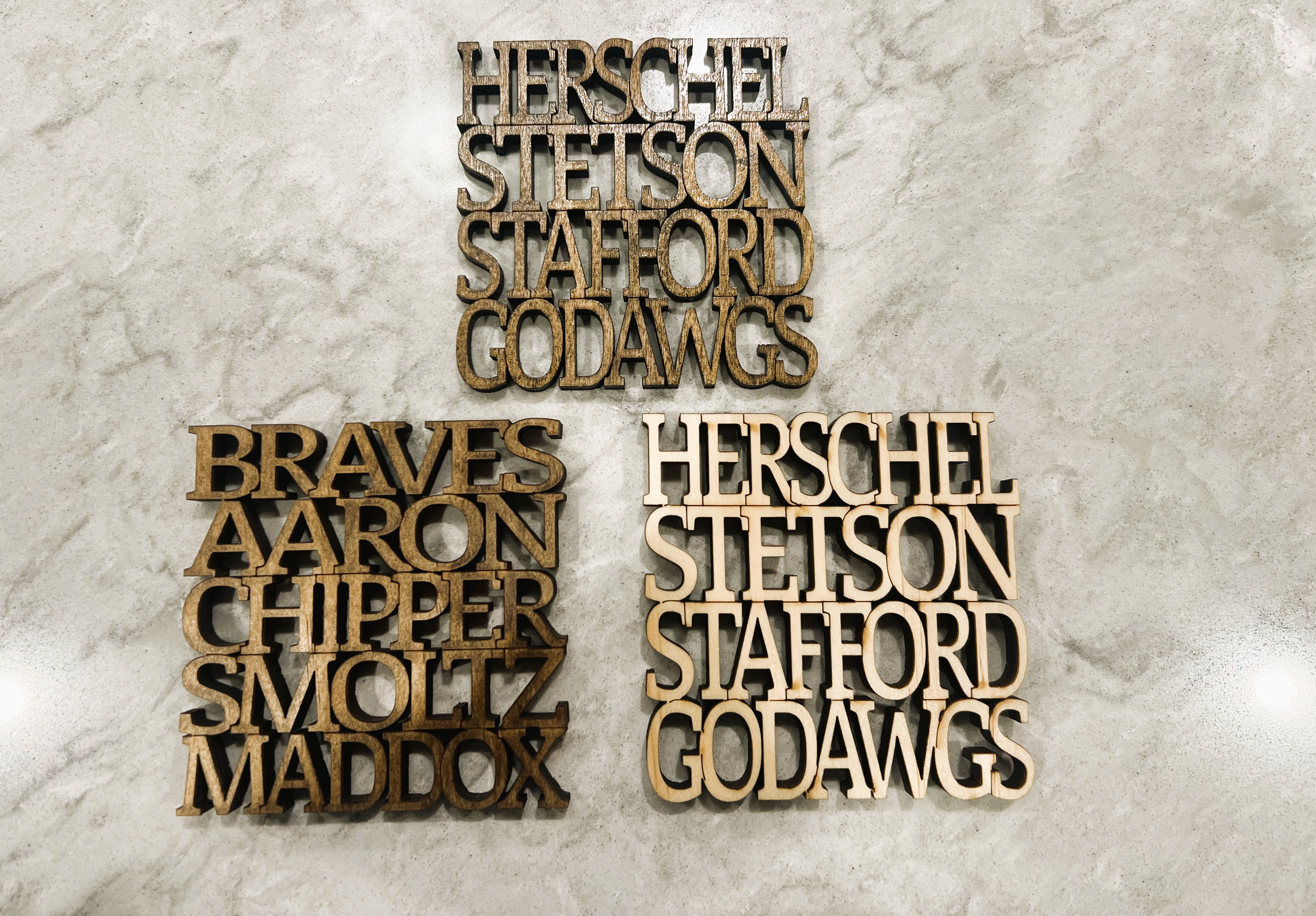 Solid Oak Coasters (Set of 4)